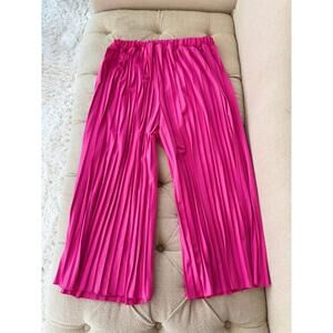 Amazon Pink Pleated Pants - 3X